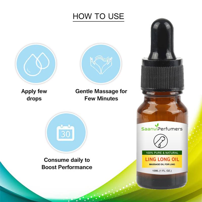 Ling Long Oil | Ling Growth Oil | Big Ling Oil | Ling Massage Oil Pack of 1 of (15 ML) Herbal Massage Oil