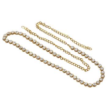 Gold crystal bridal-kamarband 2
