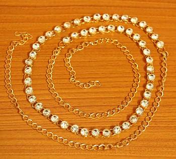 Gold crystal bridal-kamarband 1