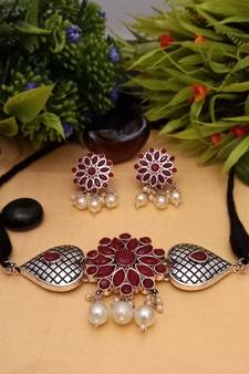 Black necklaces