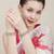 Set Of 2 Rose Gold-Plated & Sea-Green Baby Pink AD-Studded Bangles