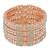 Set Of 2 Rose Gold-Plated & Sea-Green Baby Pink AD-Studded Bangles