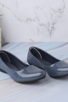 Blue Slip-on Flats