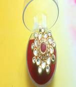 Pink Agate Designer Adjustable Finger Rings