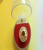  Kundan Maroon Adjustable Designer Finger Rings