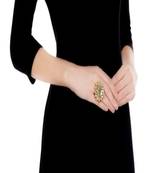  Gold Designer Adjustable Kundan Finger Rings