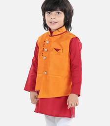 BownBee Boys Party Waistcoat Jacket - Yellow