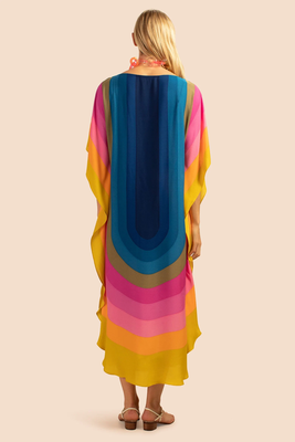 JSDC Prism Rainbow Style Multicolor Printed Casual Wear Ladies Kaftan Top 2