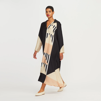 JSDC Women Printed Long Sleeves Kaftan Kurti Top 3