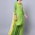 Trendy Leheriya Kurti with Frilled Palazzo and Dupatta