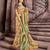Lion Patterned Chiffon Digital Print And Designer Saree