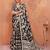 Black Tissue Brasso Saree With Tassel