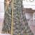 Grey Printed Chiffon Saree With Fancy Border