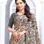 Multi Printed Chiffon Saree With Fancy Border