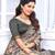 Multi Printed Chiffon Saree With Fancy Border