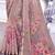 Light Mauve Printed Chiffon Saree With Fancy Border