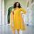 Yellow Cotton Kurta Suit set