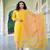 Yellow Cotton Kurta Suit set