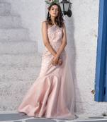Mermaid One Shoulder Drape Gown 