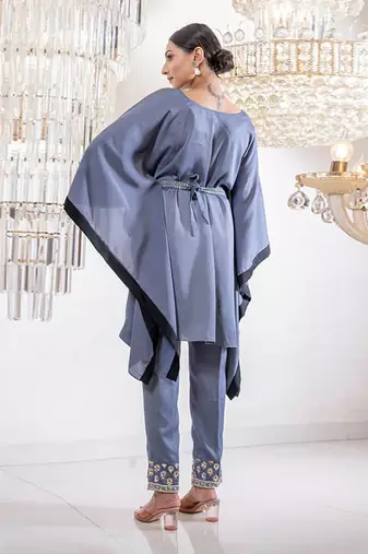 Tisay Grey Kaftan Set