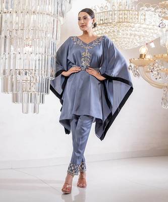 Tisay Grey Kaftan Set 3