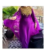 Royal Moroccan Dubai Kaftans Farasha Abaya Dress Very Fancy Long Gown Aari Wedding Dress 