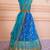 Royal Blue Batique Floral Digital Printed Half Saree