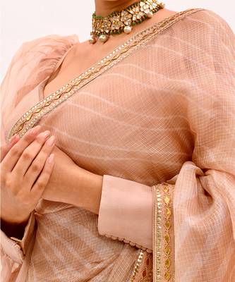Puff Sleeves Silk Blouse 2