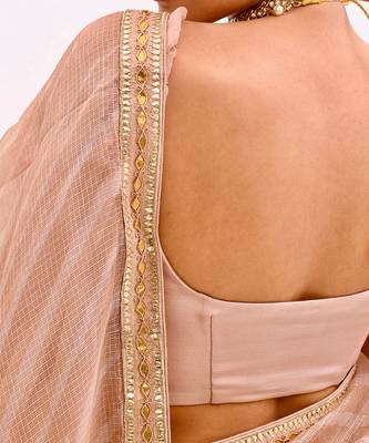 Puff Sleeves Silk Blouse 4