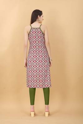 Maroon printed cotton cotton-kurtis 4
