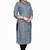 Samruddhi Women Grey printed rayon ethnic-kurtis