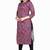 Samruddhi Women Pink printed rayon ethnic-kurtis