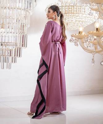 Gloria Purple Kaftan Dress 2