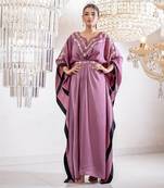 Gloria Purple Kaftan Dress