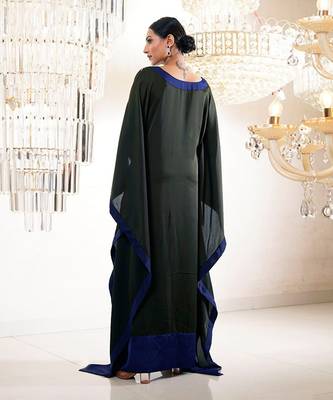 Zia Green Blue Kaftan Dress 3