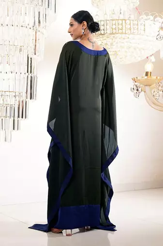 Zia Green Blue Kaftan Dress