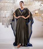 Zia Green Blue Kaftan Dress