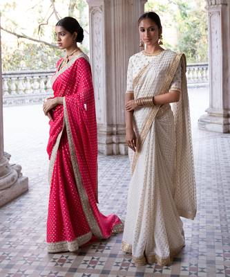 Fuchsia Diya Saree 5