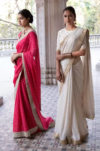 Fuchsia Diya Saree