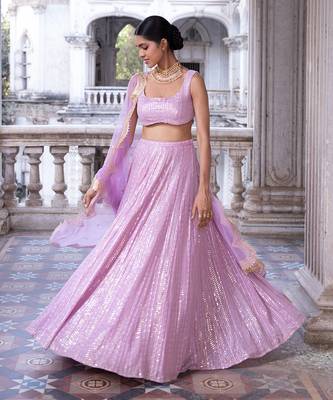 Lilac Ira Lehenga Set 2