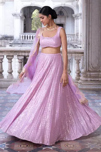 Lilac Ira Lehenga Set