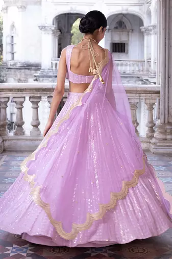 Lilac Ira Lehenga Set