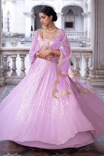 Lilac Ira Lehenga Set