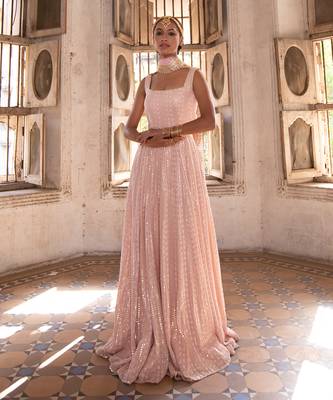 Blush Pink Kiara Anarkali 1