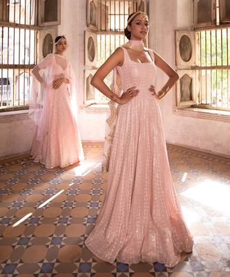 Blush Pink Kiara Anarkali 2