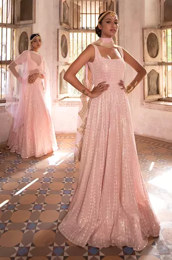 Blush Pink Kiara Anarkali