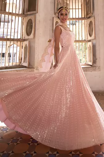 Blush Pink Kiara Anarkali