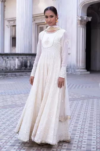 Ivory Noor Anarkali