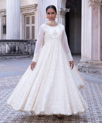 Ivory Noor Anarkali 1