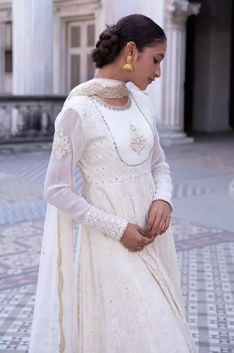 Ivory Noor Anarkali